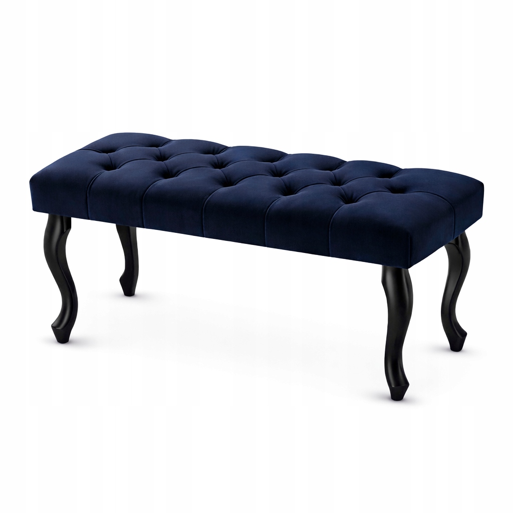 Čalúnená lavica Chesterfield, glamour, prešívaná, farby 80 cm