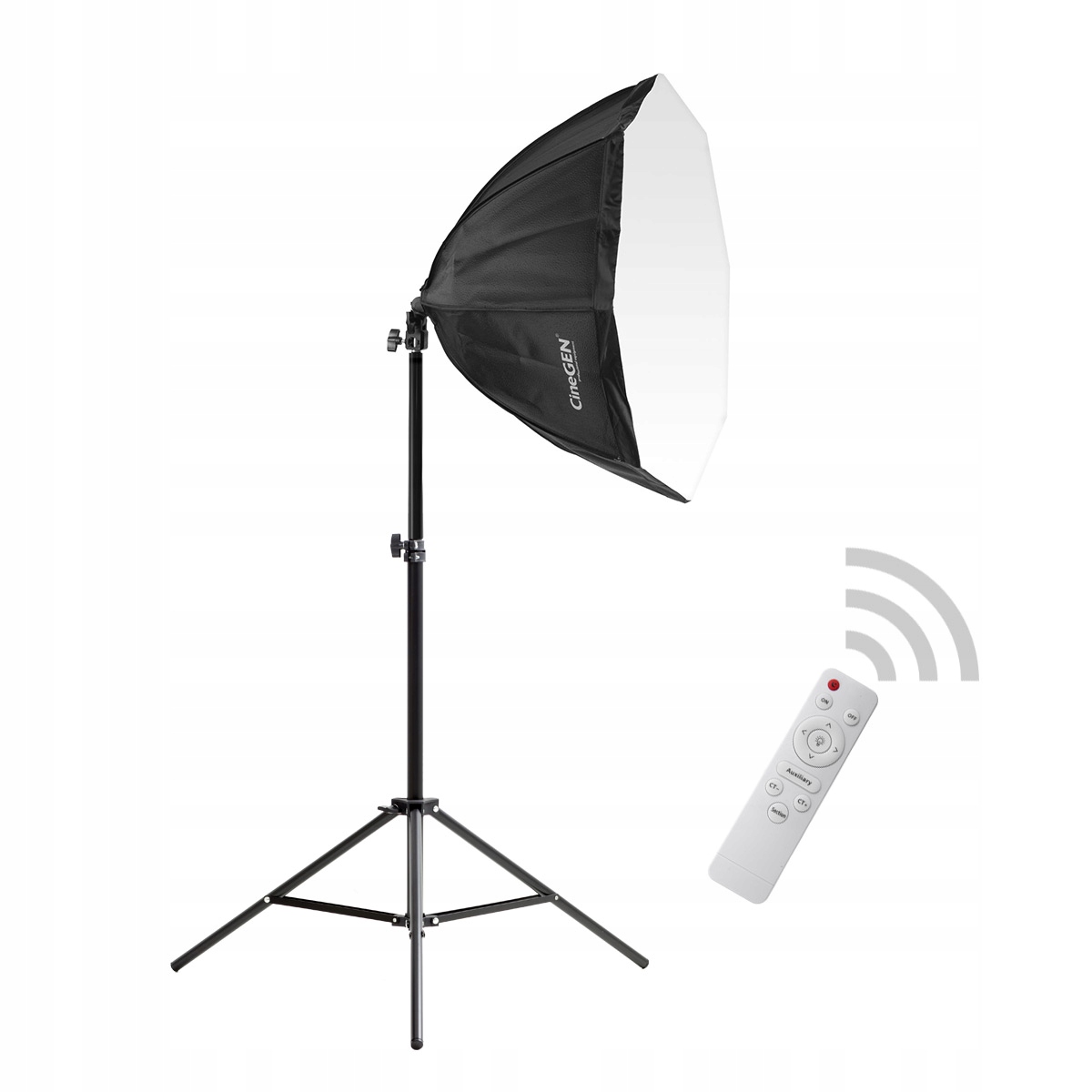 

Zestaw studyjny Softbox Octa 60cm lampa Led statyw