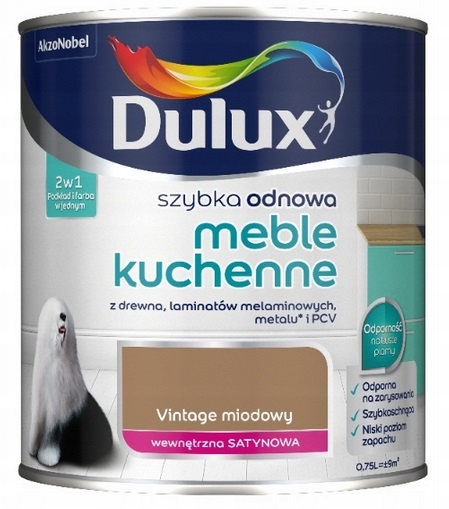 Dulux Barva Rychlá Obnova Kuchyňského Nábytku 0,75L Vintage Medová
