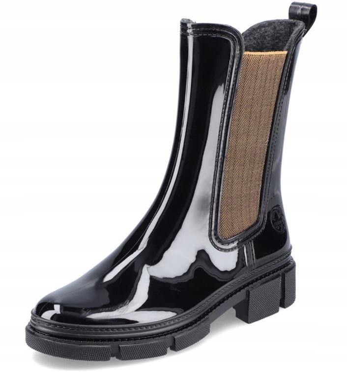 Rieker Dámské Kotníkové Boty Černé Nazouvací 36 6CC