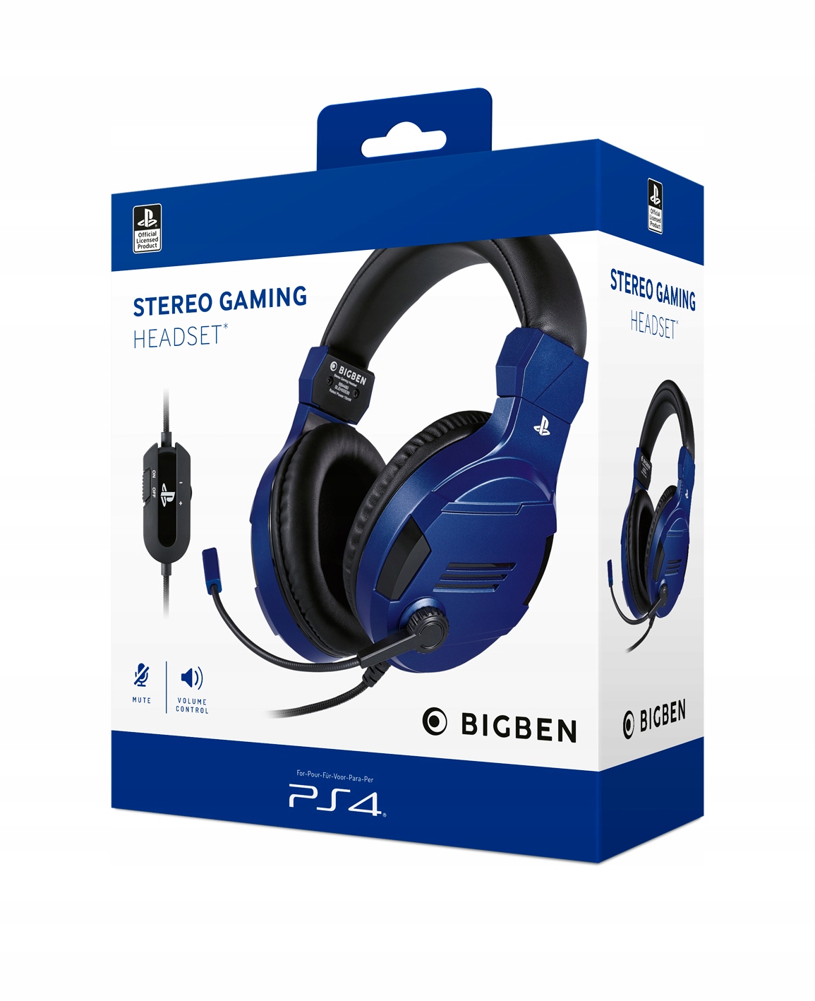 

BigBen Słuchawki do PS4 PS5 Sony Niebieskie