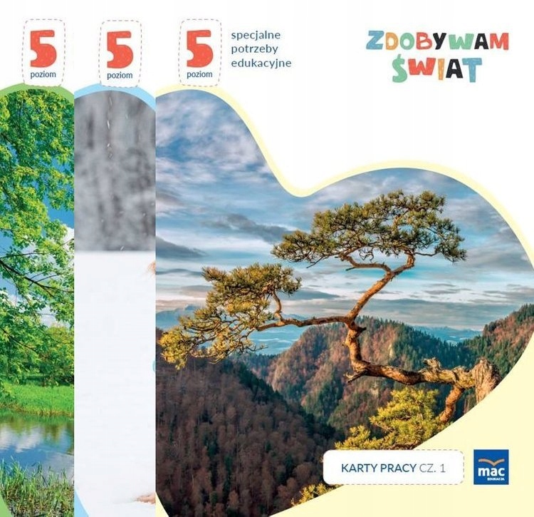 Zdobywam Świat. Karty Pracy Część 1-3. Poziom 5