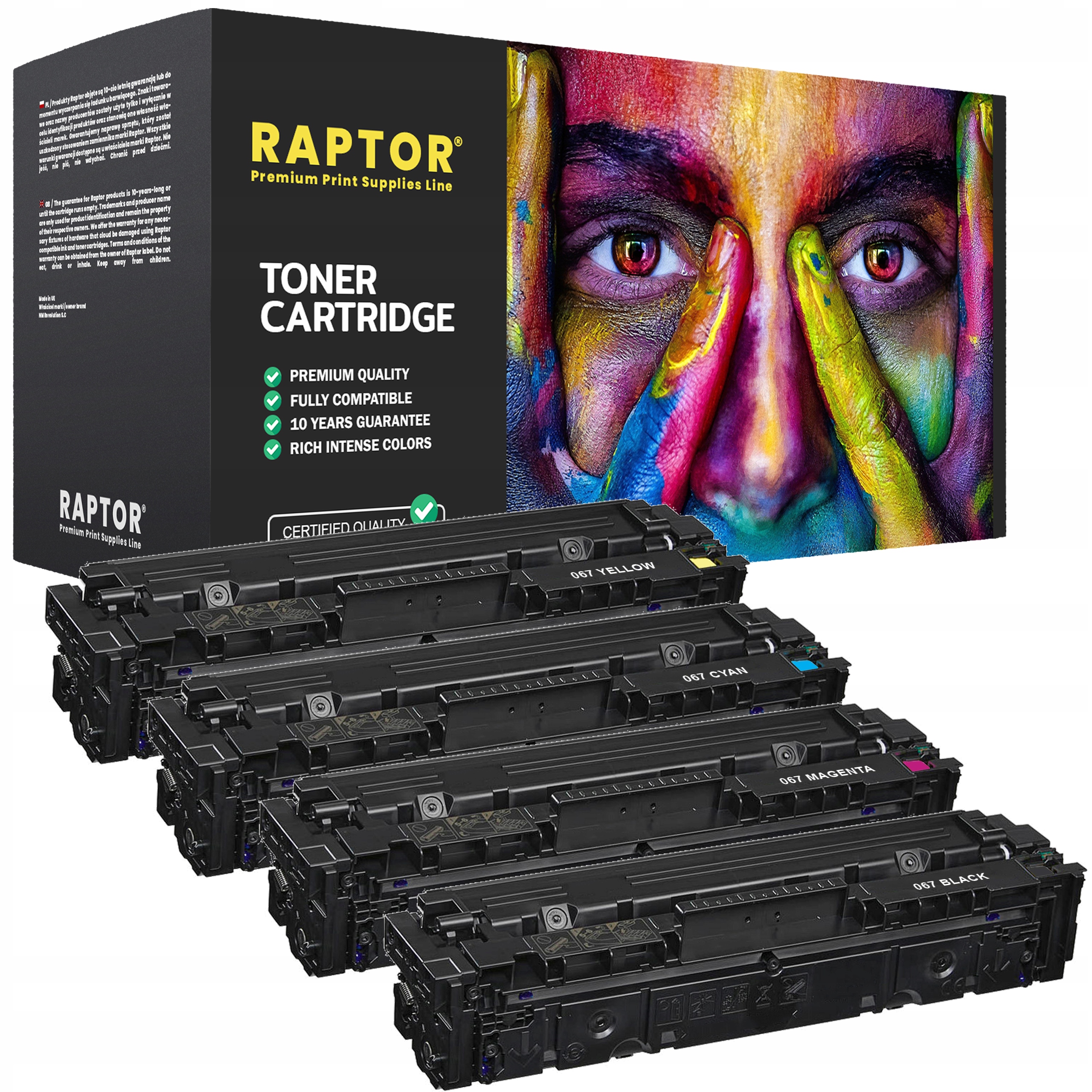 4x Toner Pro Canon i-SENSYS MF657Cdw MF655Cx MF655Cdw MF651Cw CRG-067