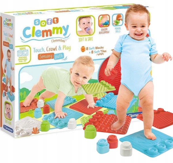 

Clementoni Clemmy Mata Sensoryczna Miękkie klocki