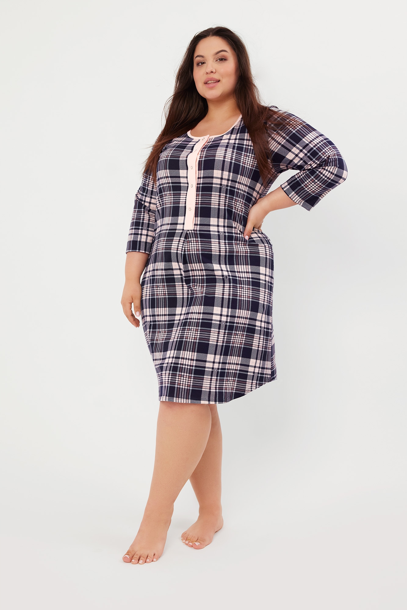 Dámská košile Dona s 3/4 rukávem, velikost XL Italian Fashion