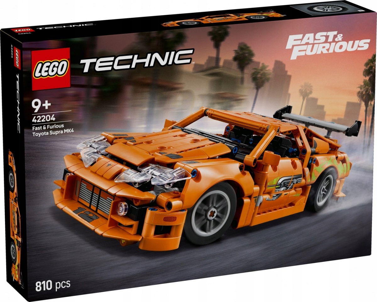 Lego Stavebnice Technic 42204 Fast and Furious Toyota Supra MK4