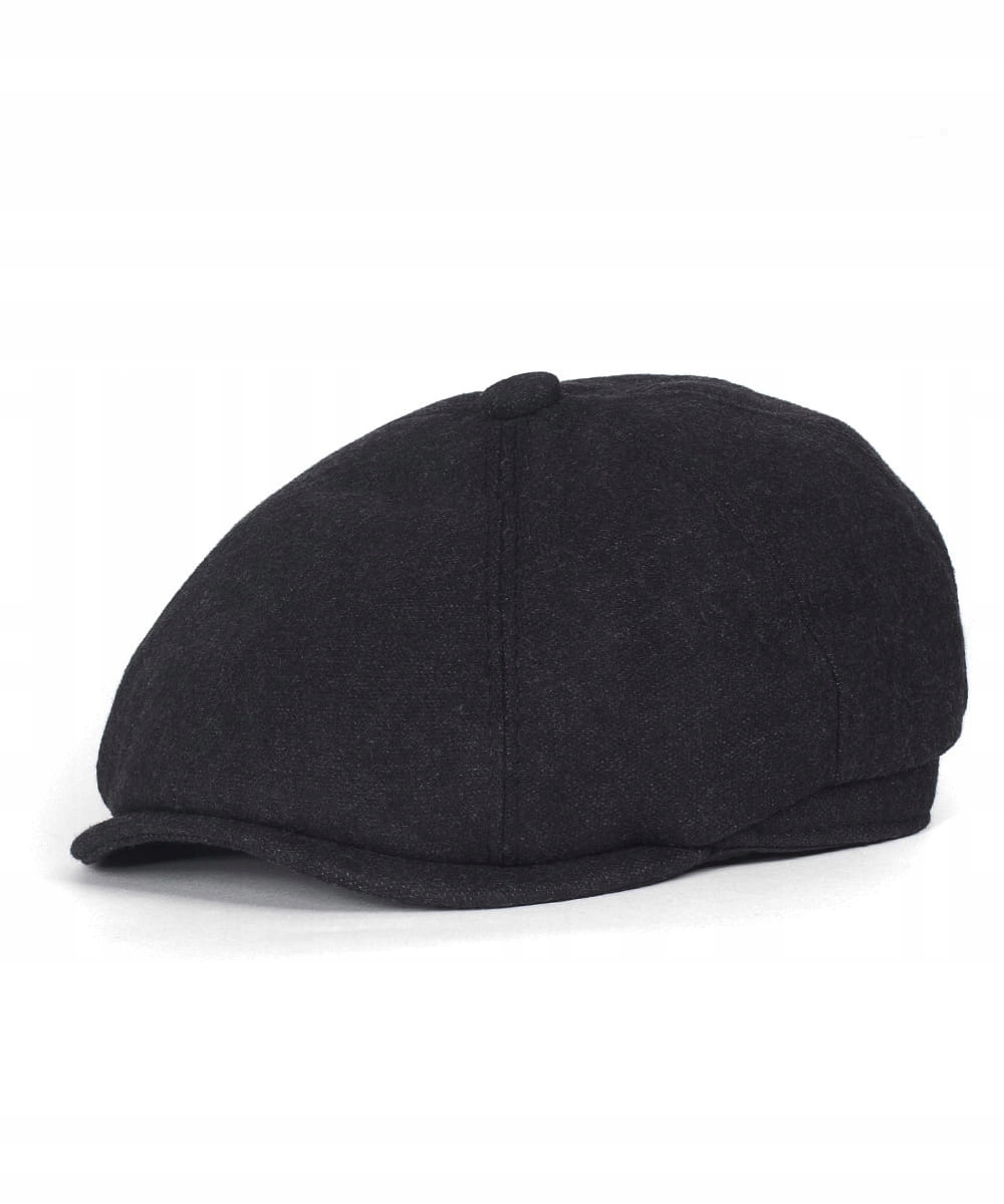 

Kaszkiet Meski Peaky blinders Wełniany Czarny XL