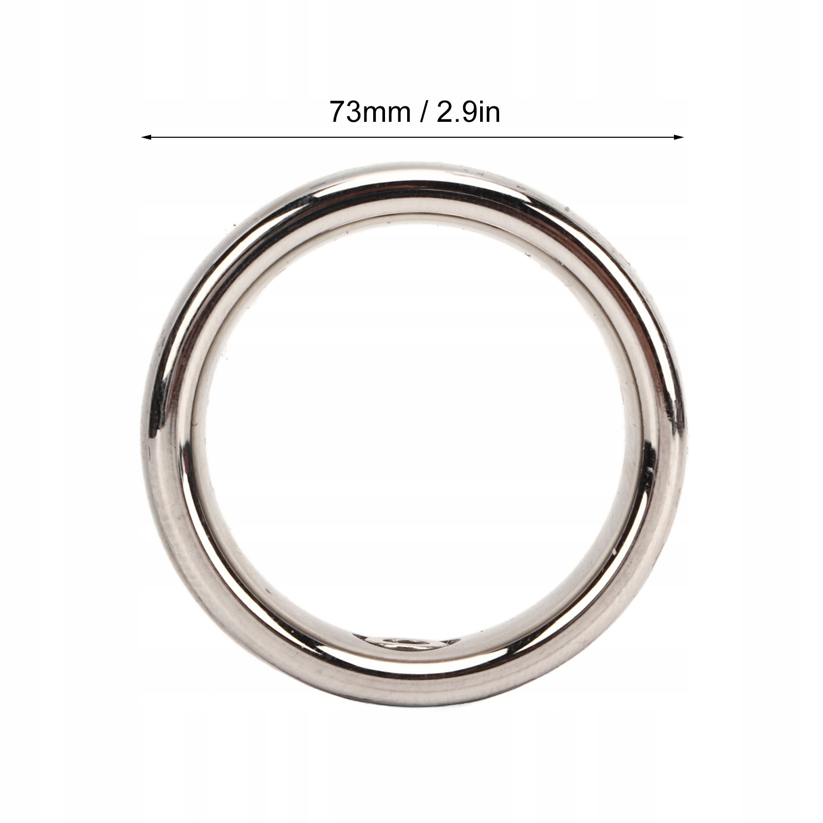 INTELIGENTNY PIERŚCIEŃ-SMART RING WIELOFUNKCYJNY OBWÓD 73MM Kolor dominujący czarny