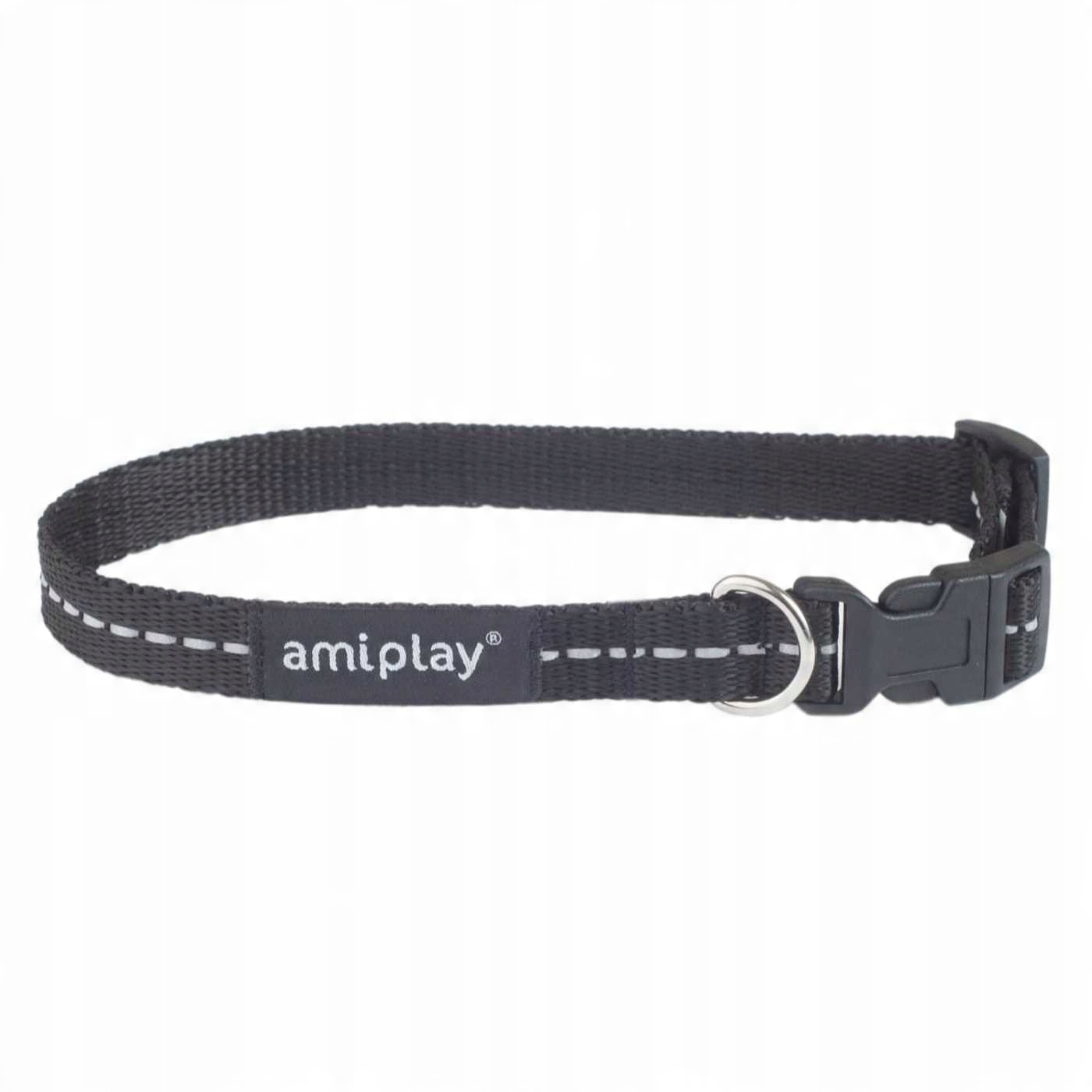 

AmiPlay Obroża Reflective Odblask S 20-35cm Czarna