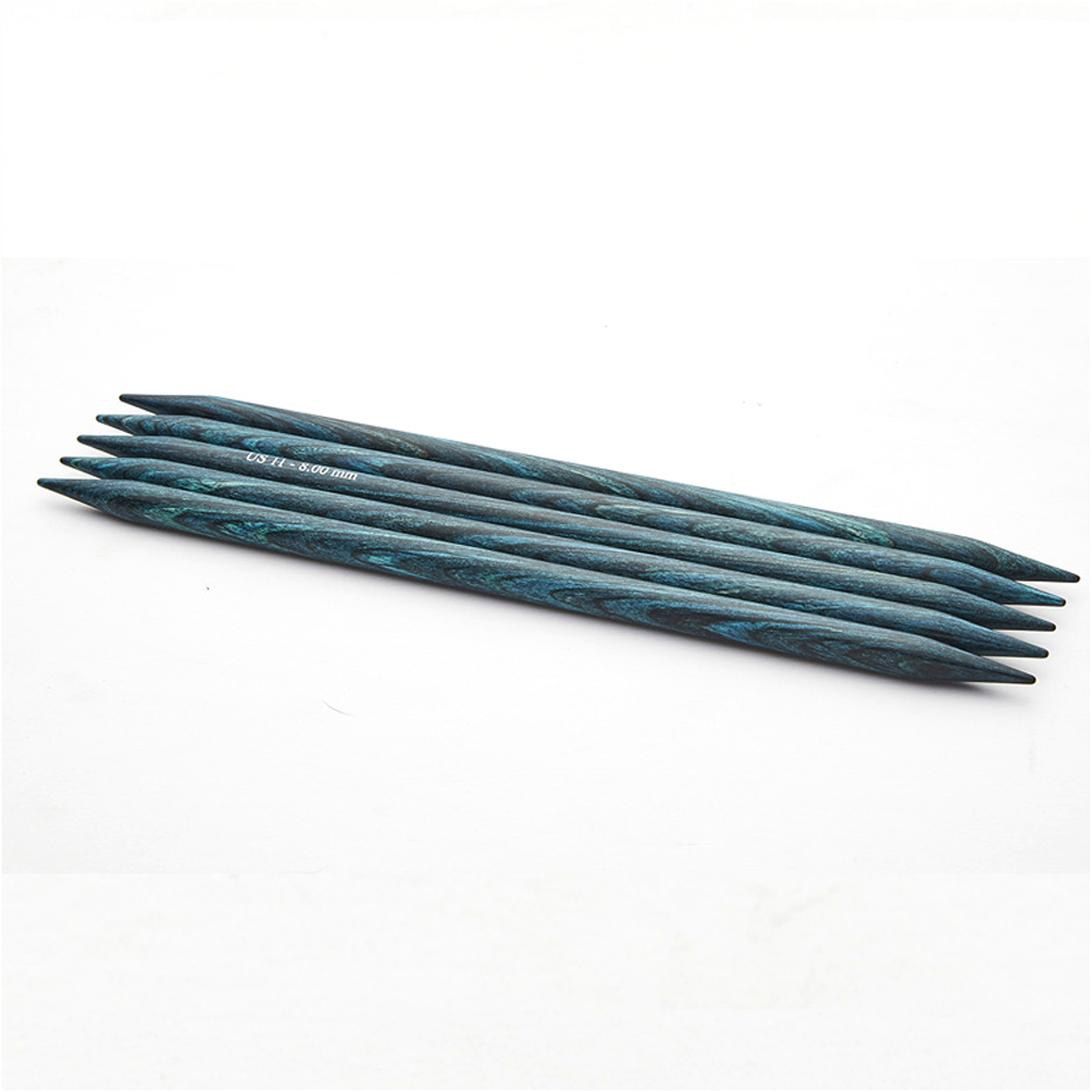 Dráty Knitpro dřevěné ponožkové -20,0cm-8,00mm