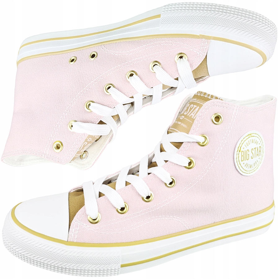 

Trampki Big Star damskie klasyk różowe HH274447 37