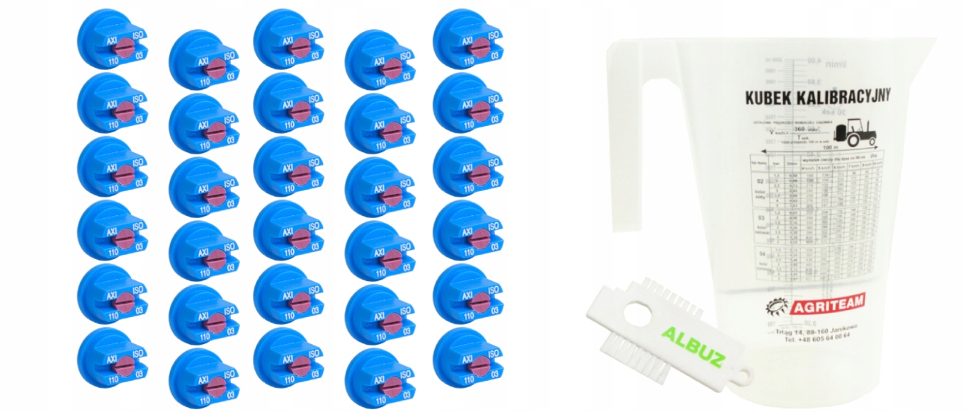 KOMPLET DYSZ NA BELKE 15M AXI 110 03 ALBUZ GRATIS