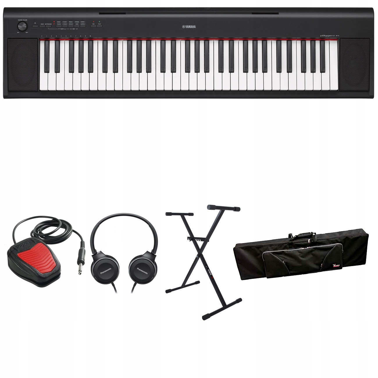 Pianino cyfrowe Yamaha NP-12B Zestaw XL 36 mies.