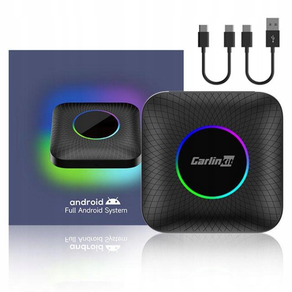 Carlinkit Tbox Ambient Rgb 8/128GB Apple Carplay Android Auto Carlink Sim