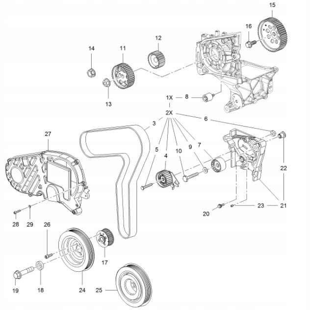 KOŁO ZĘBATE WAŁU KORBOWEGO ASTRA INSIGNIA 2.0CDTI EAN (GTIN) 5901797032180