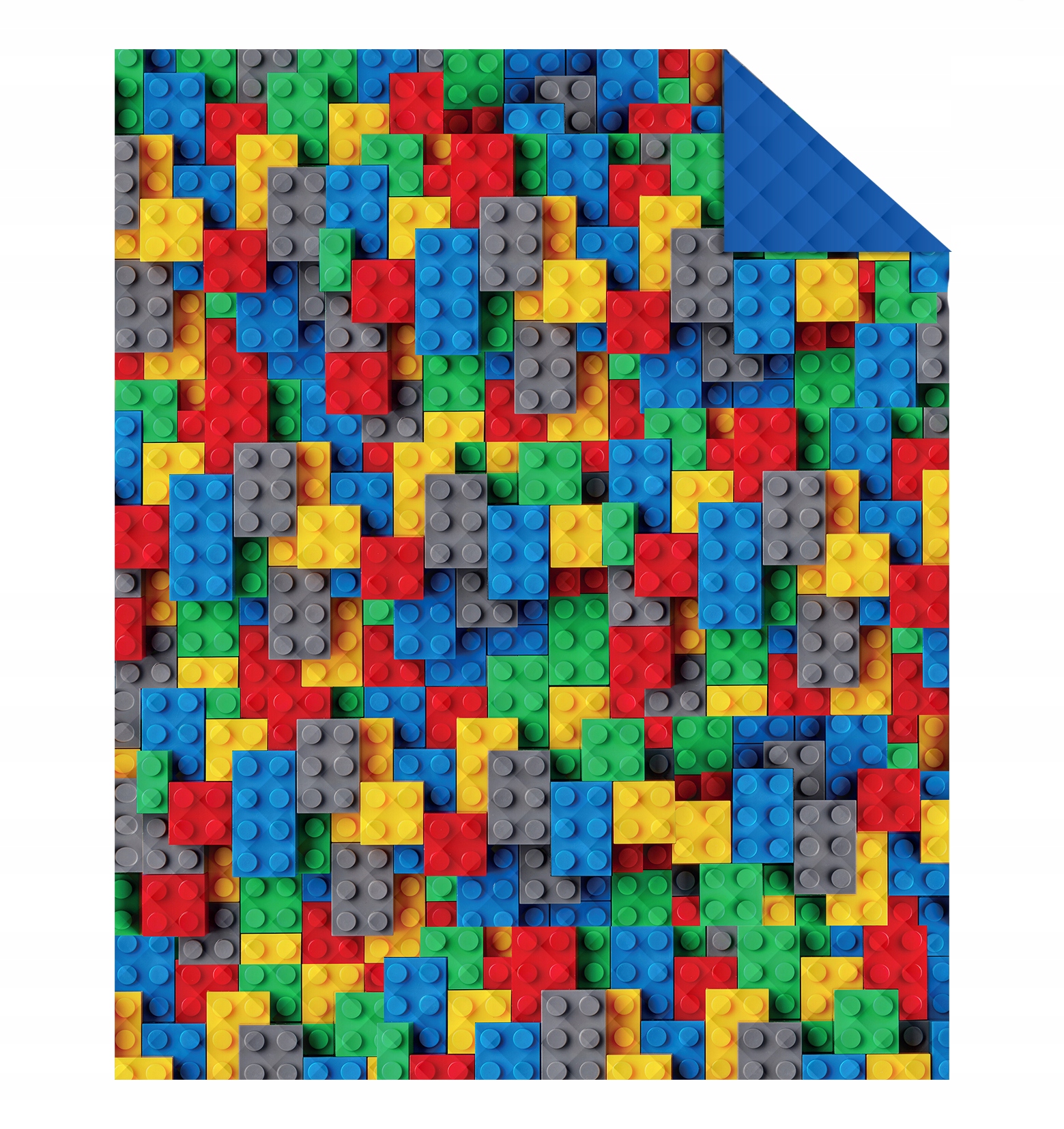 

Narzuta na łóżko 170x210 klocki ochraniacz pled