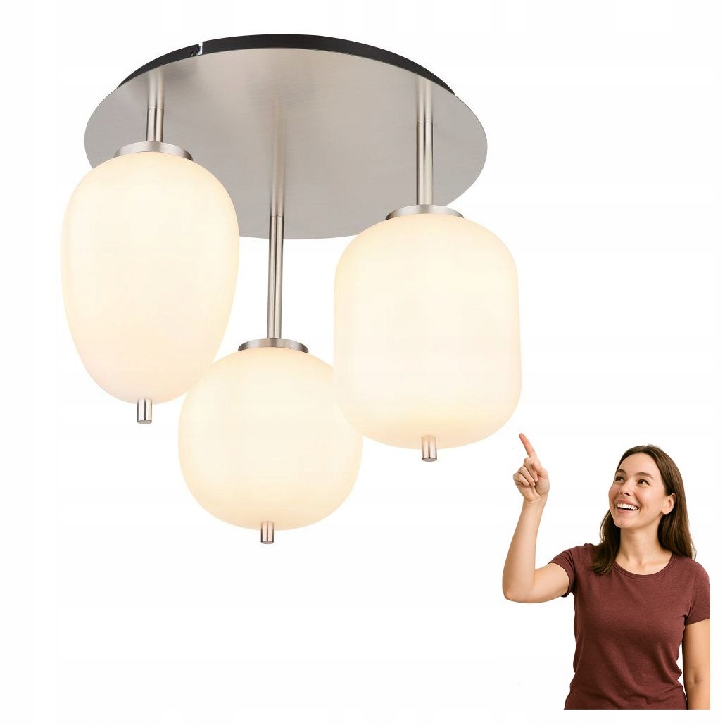 Stropná lampa Blacky I 15345-3DNO Globo