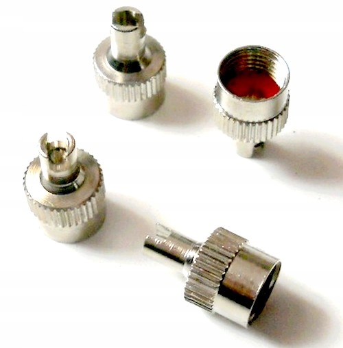 Nakrętka wentyla samochodowego z kluczem 50szt