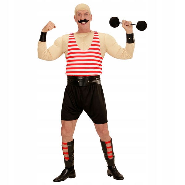 Kostým Silák Strongman Svalovec Paker L