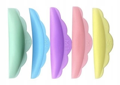 

Wałki silikonowe do laminacji rzęs 5 par kolorowe