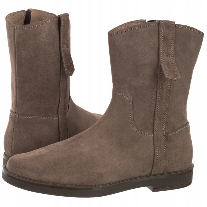 Dámské Klasické Boty Kotníkové Boty Obuv Ryłko Šedé Semišové V1VH1___ _PZ5