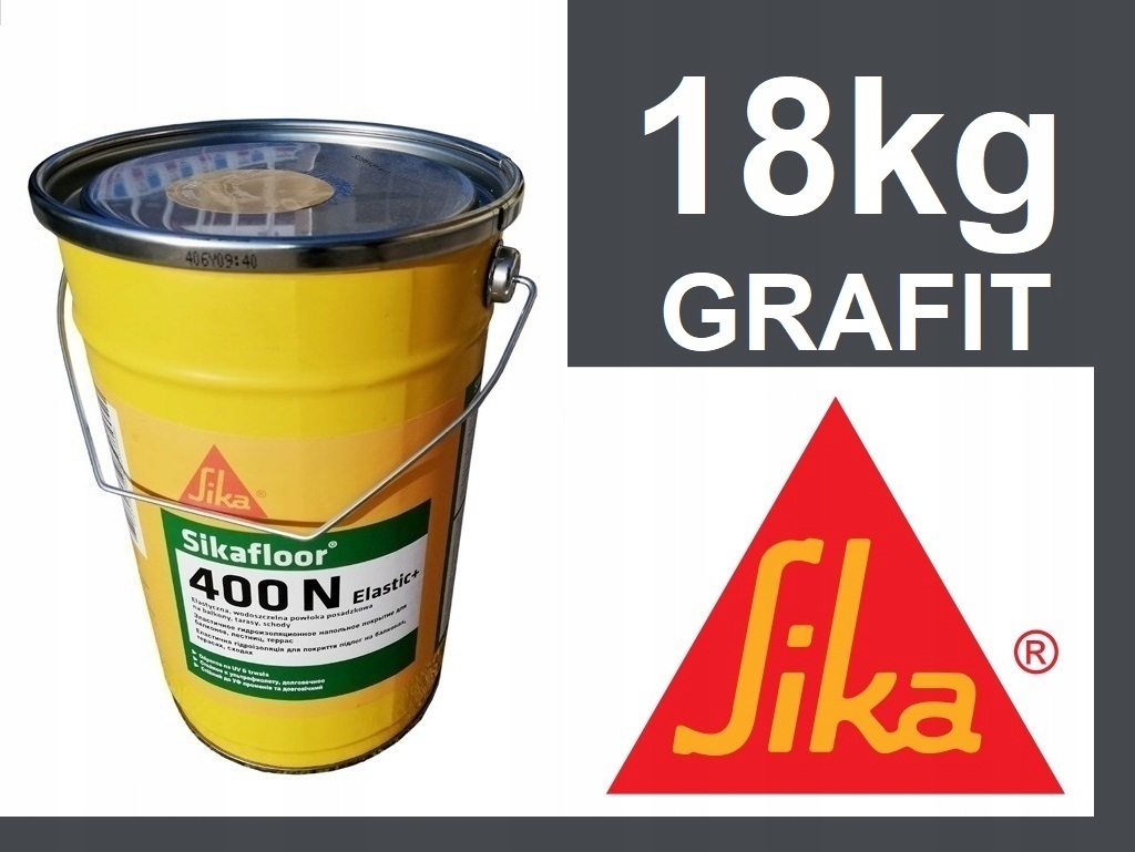 18kg Zewnętrzna Żywica farba Poliuretanowa wodoszczelna Sikafloor 400N 7024