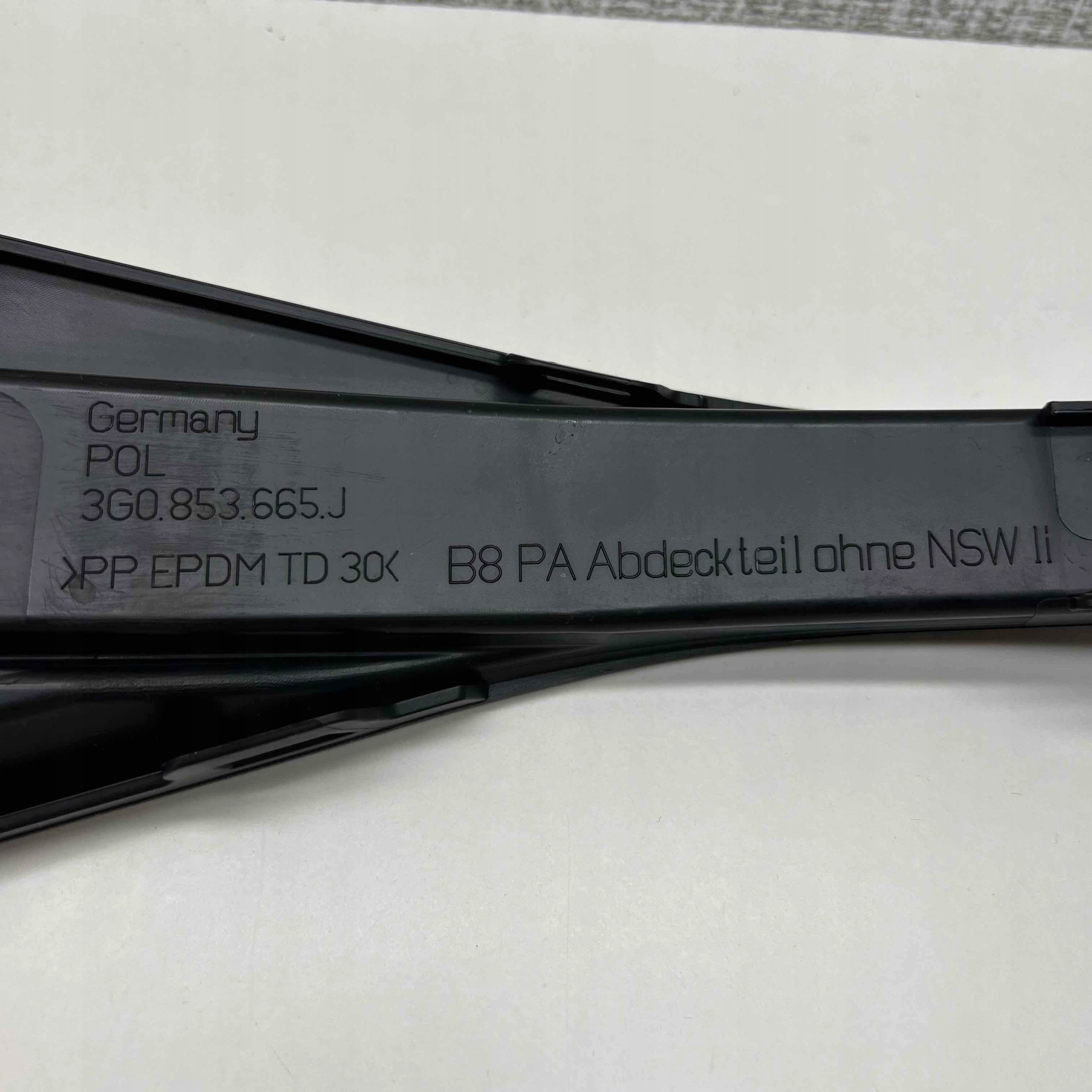 VW PASSAT B8 spoiler grid of a bumper left 3G0853665J
