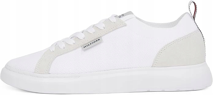 Tommy Hilfiger Originální Šněrovací Tenisky Z Bílé Tkaniny 41