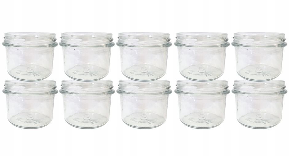 Słoiki 235ml słoiczki na dżem przyprawy deserki konfitury 10szt. 82mm PZH Stan opakowania oryginalne