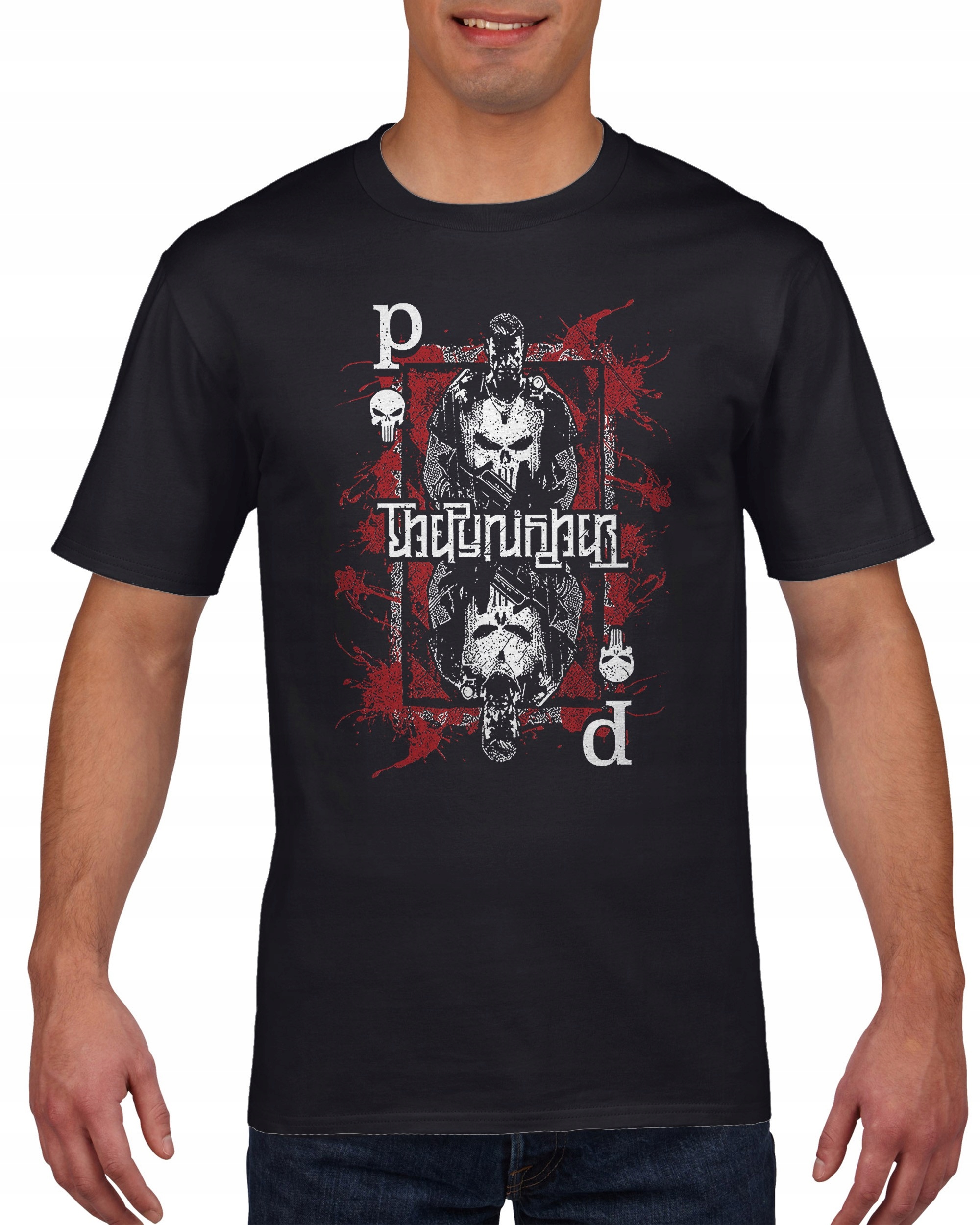 

Koszulka męska Punisher Karta Do Gry c XL