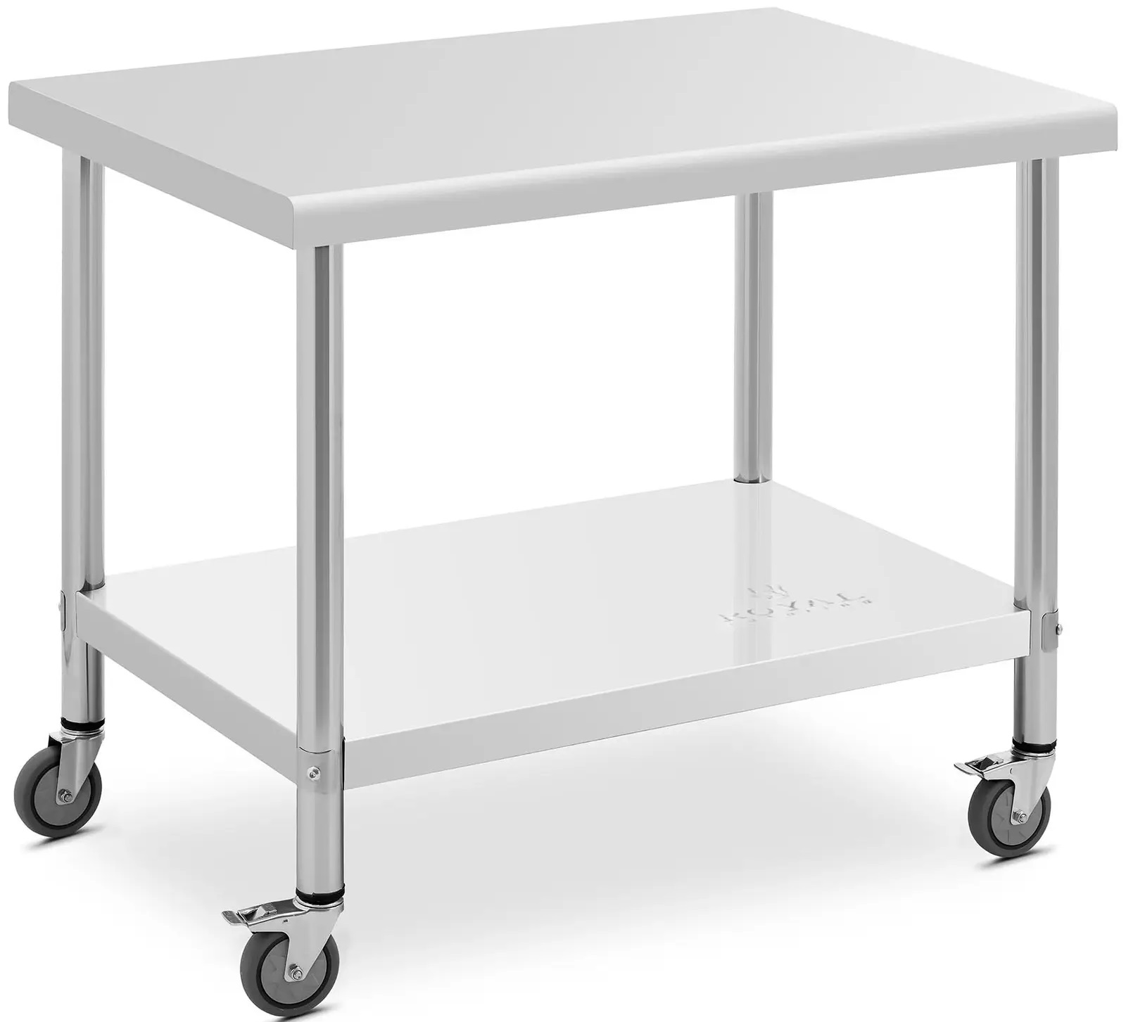 Stół na kółkach 70 x 100 cm - 155 kg ROYAL CATERING RCAT-100/70-W 10012803