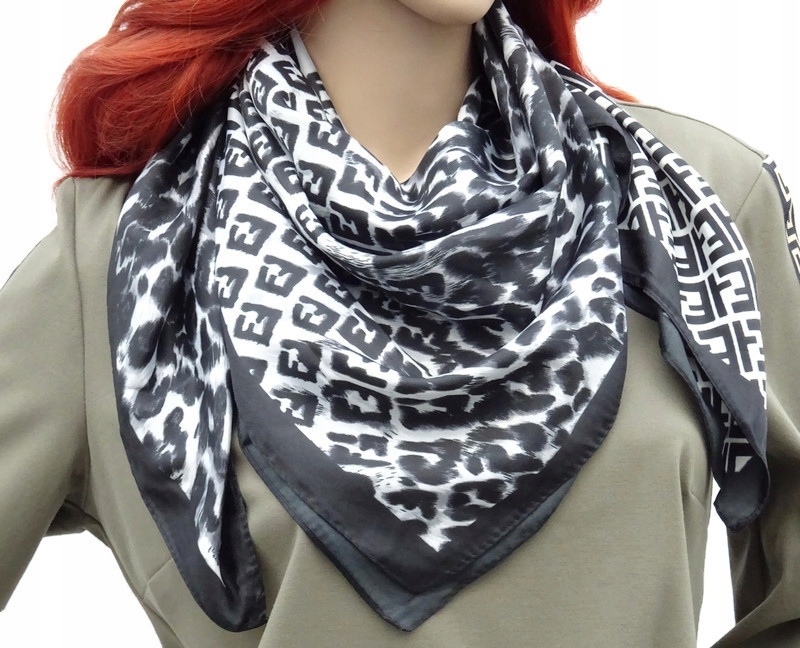 

Chusta satyna apaszka Panterka MDB-17B czarny