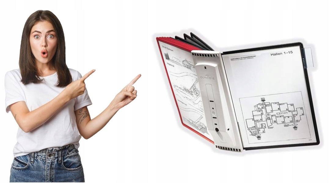 Nástěnný prezentační systém Durable Sherpa 10