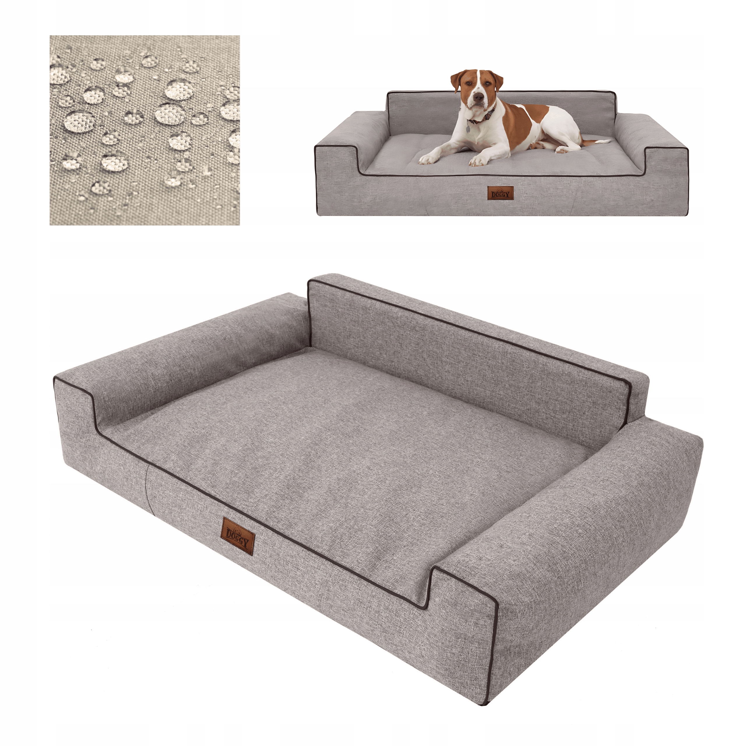 Levně Pelíšek pro psa, voděodolná matrace potah kotec pro psa XL 98x66 cm