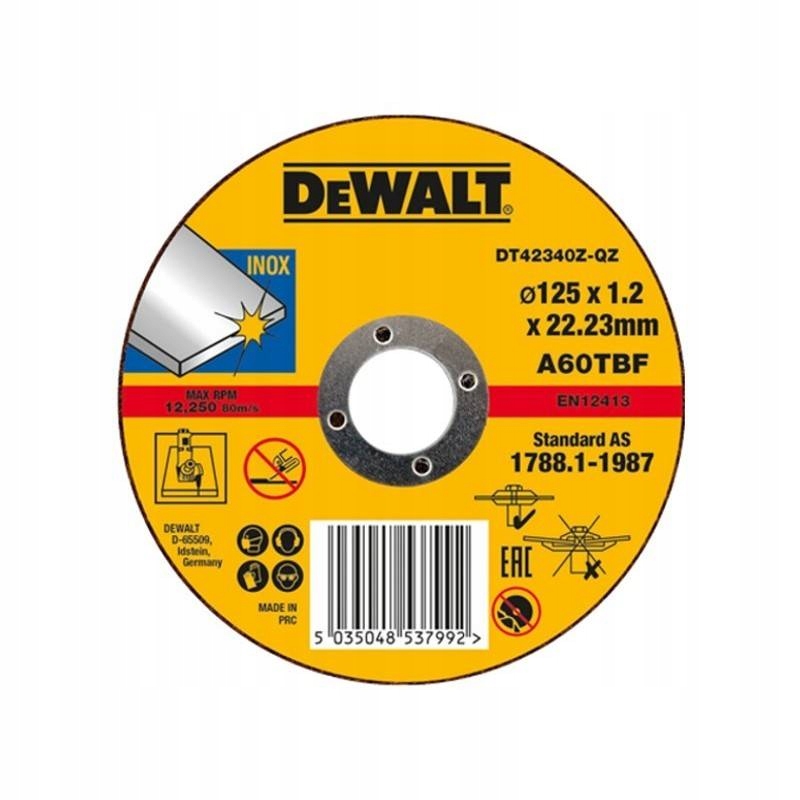 

Tarcza do cięcia stali DeWalt 125 mm DT42340Z-QZ