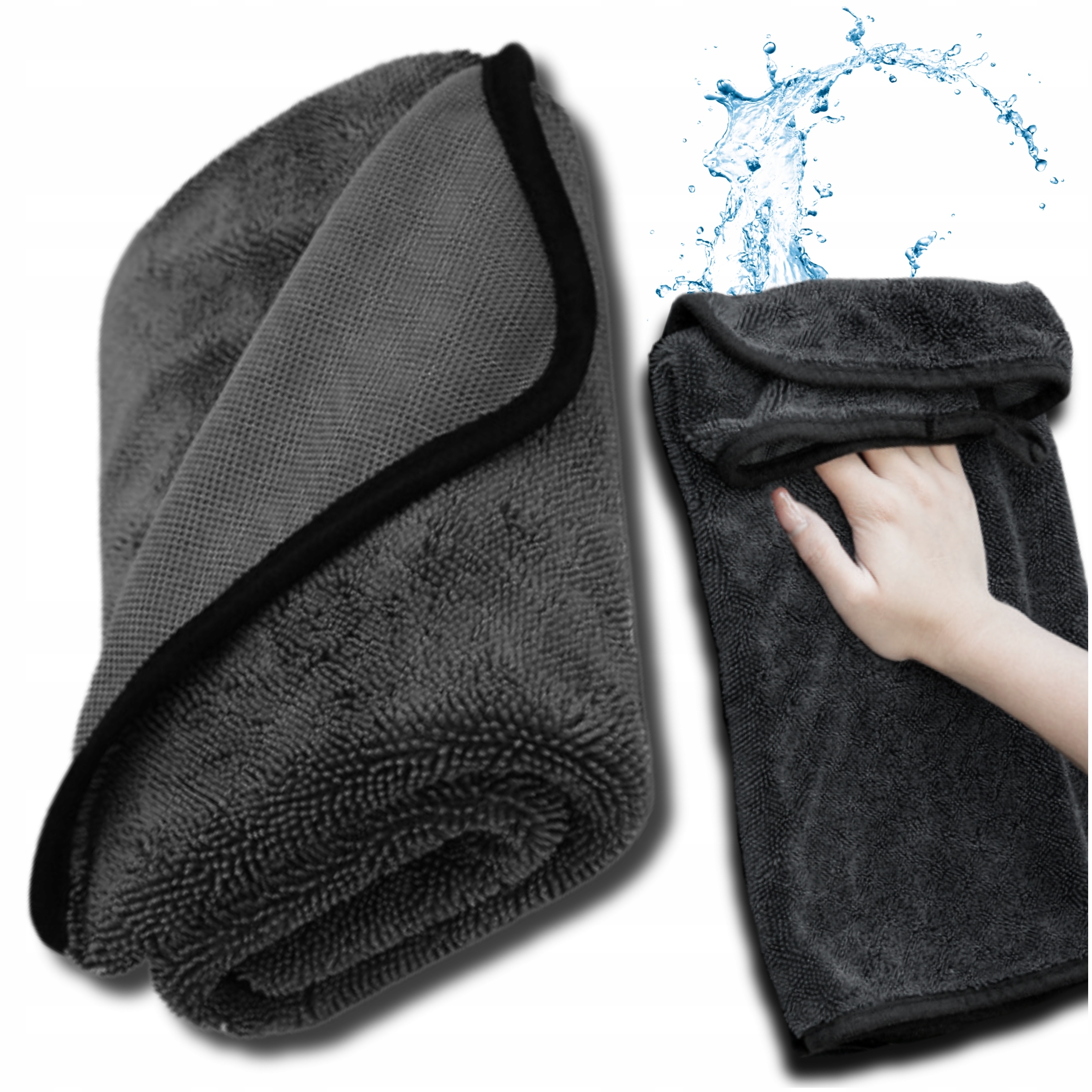 Ręcznik z mikrofibry do samochodu ściereczka 40x60 do czyszczenia osuszania