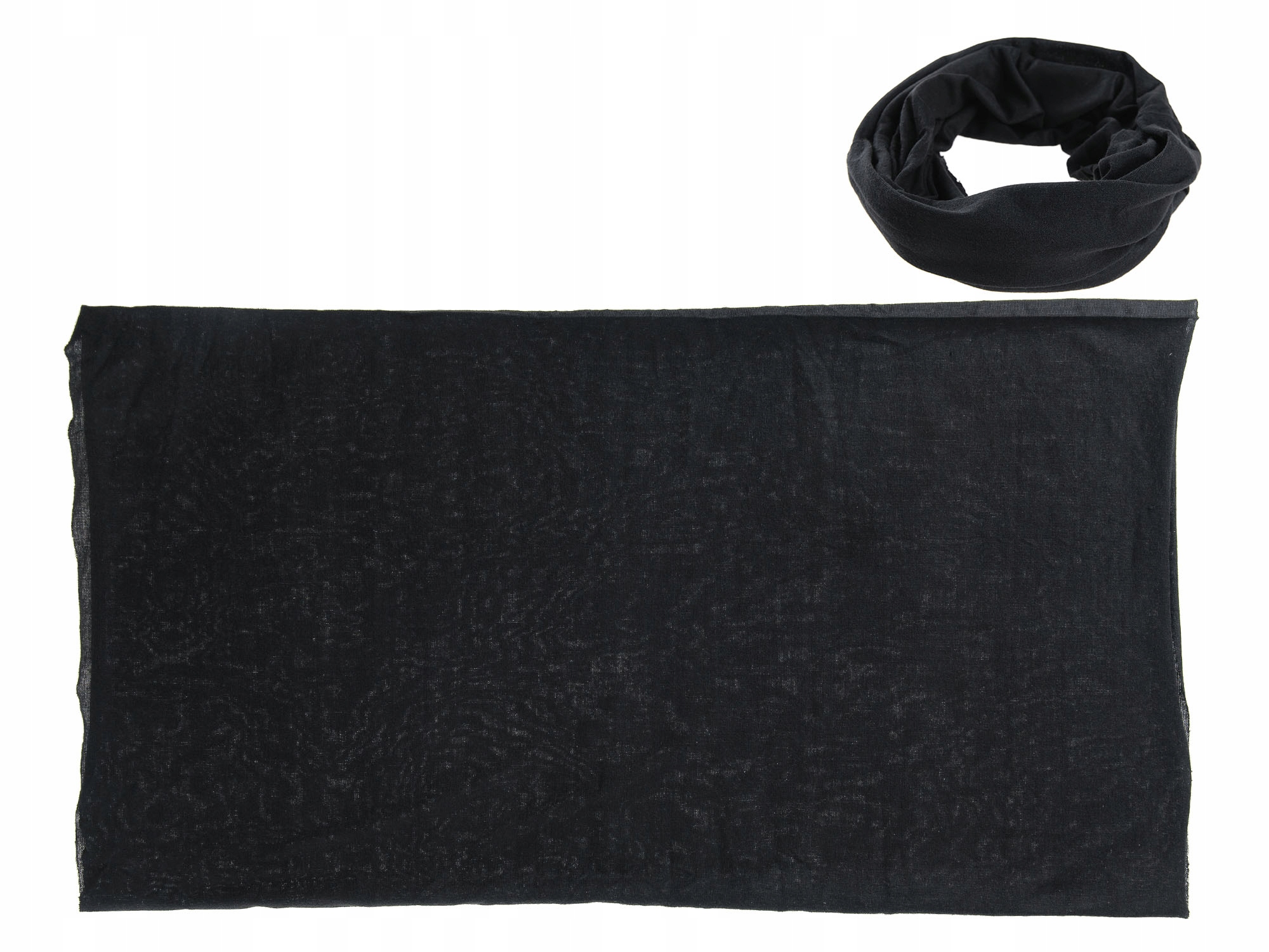 WIELOFUNKCYJNY SZAL Kominiarka Wojskowa - CZARNA Kolekcja Szalokominiarka