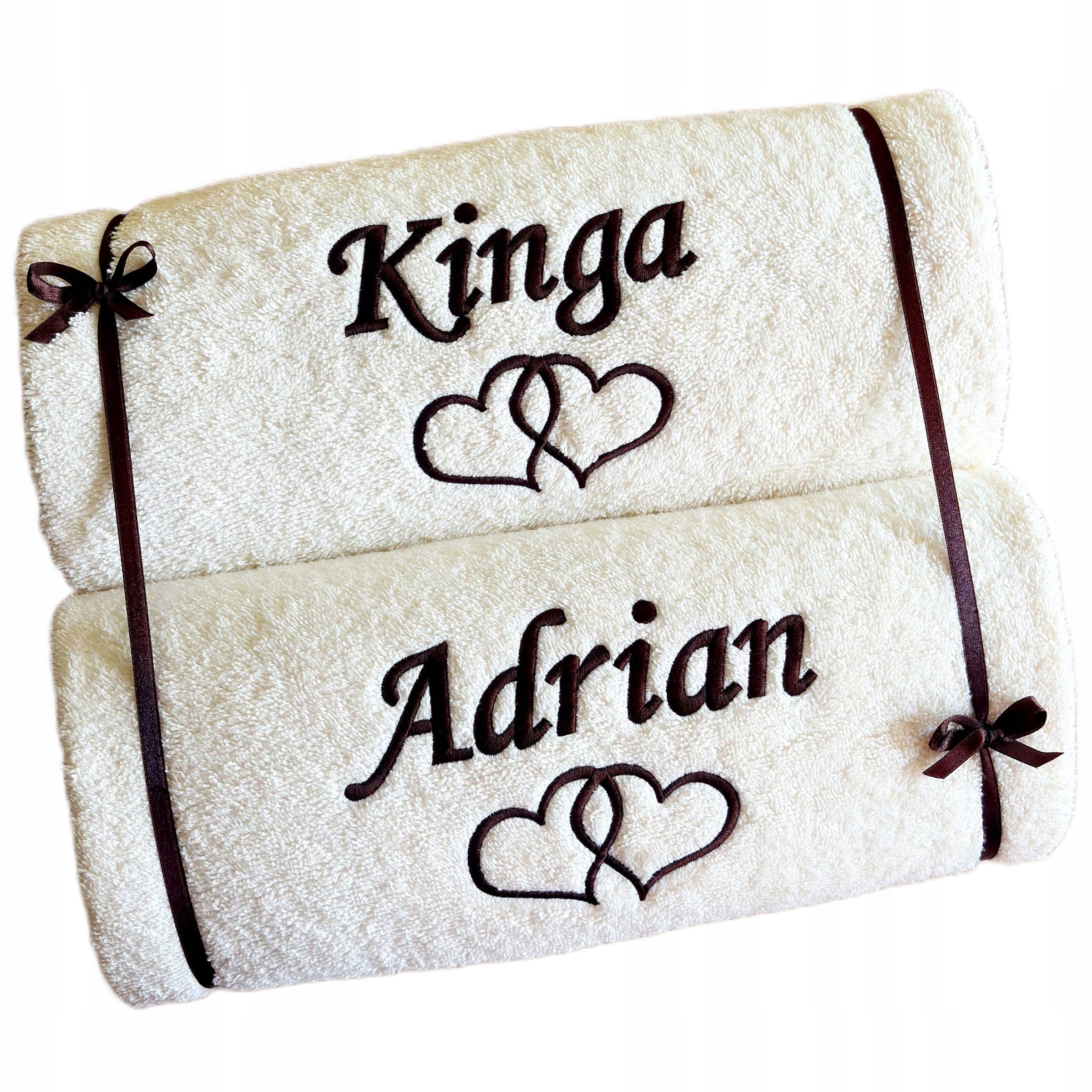 Dárek na Svatba svatební hostina Ručníky s věnováním nápis výšivka Výjimečná praktická