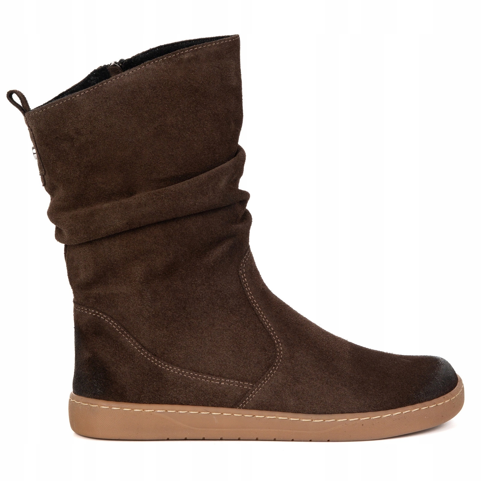 Dámské kotníkové boty barefoot boty Freja polské hnědé 37