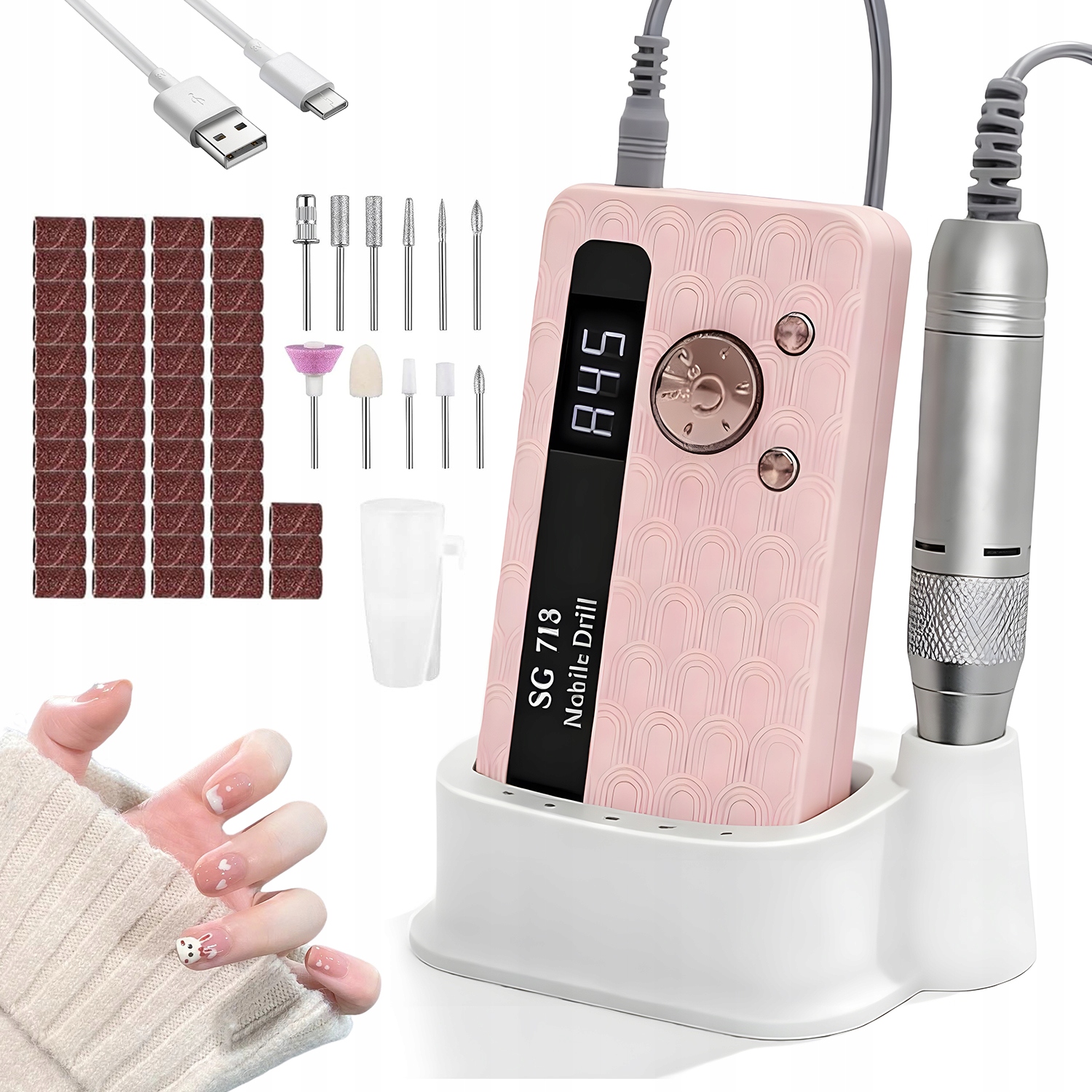 Profesionální Bruska Na Nehty Manikúra Pedikúra Vrtačka Na Nehty