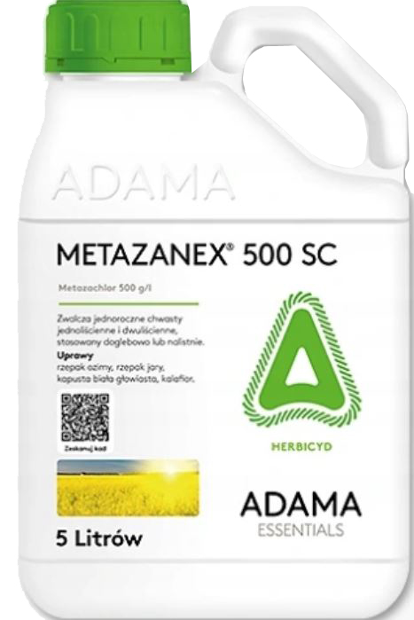

Metazanex 500SC 5L Chwasty Kapusty Rzepaku Rumian
