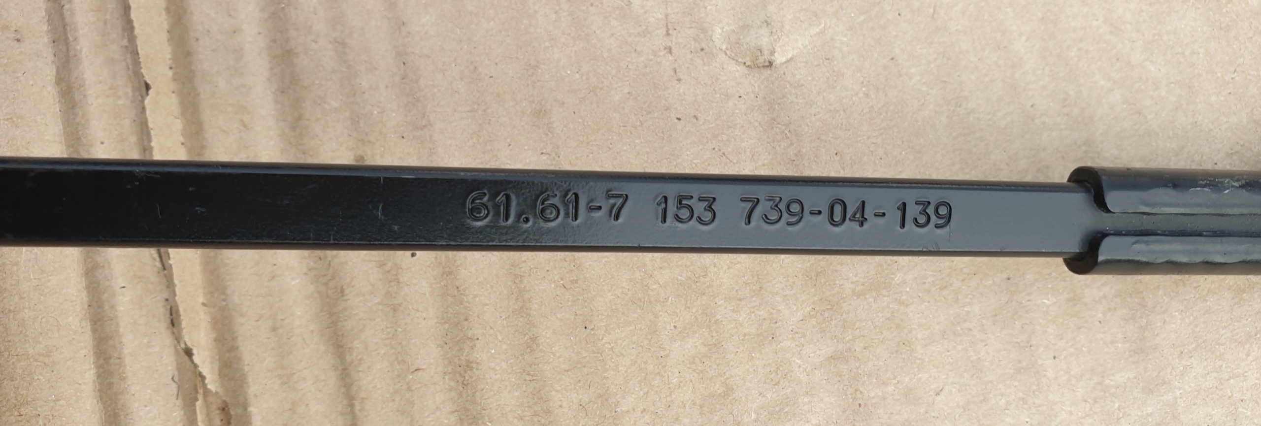 wiper arm left right front BMW X5 E70 X6 E71 original EUROPA