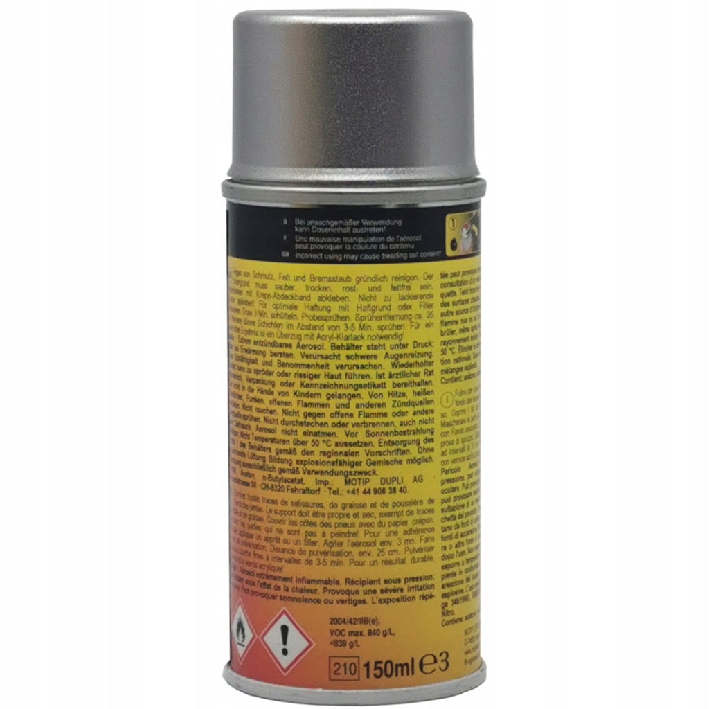 

Farba Lakier Spray Metalik Srebrny Silver 150ML