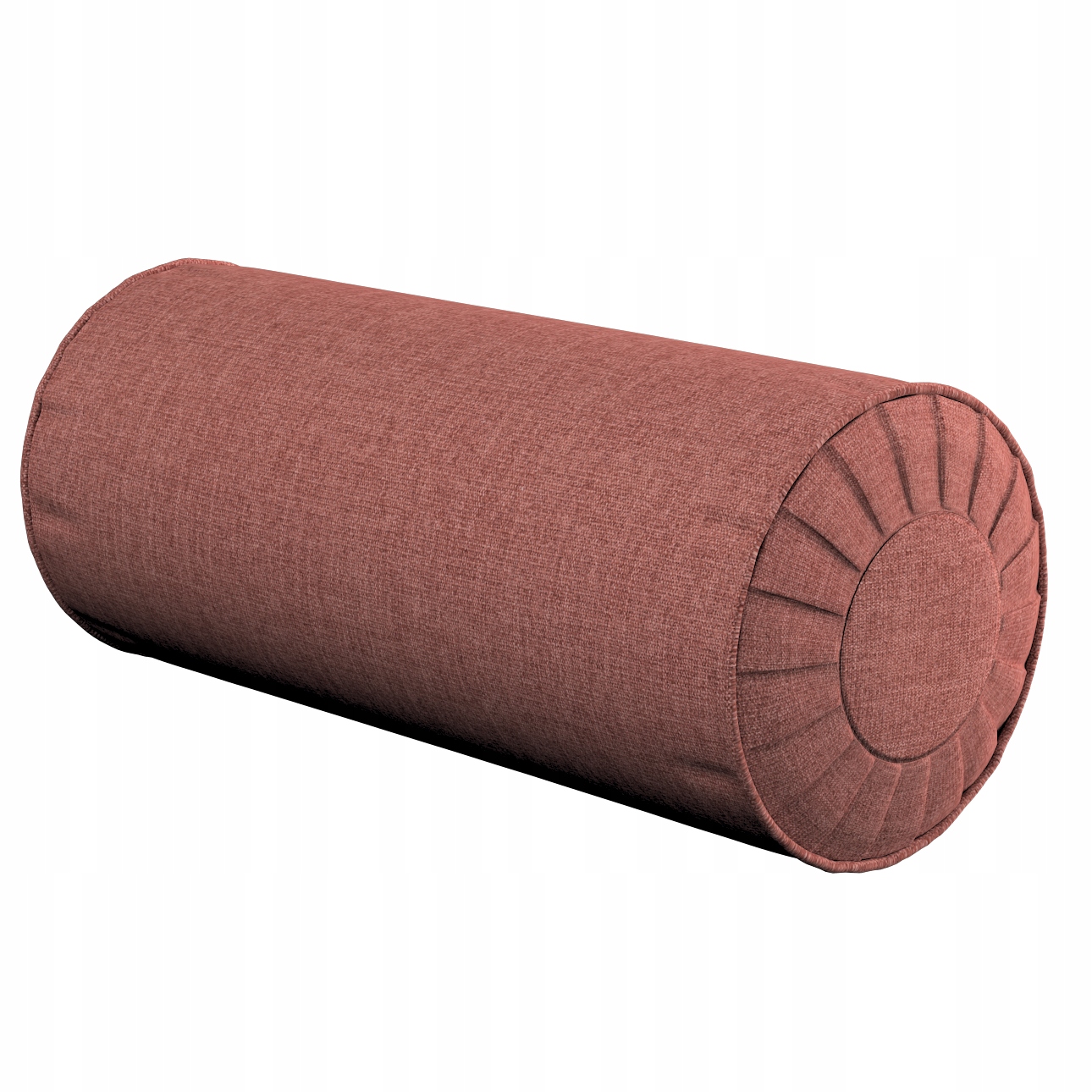 Polštář váleček s záložkami Ø20 x 50 cm béžový