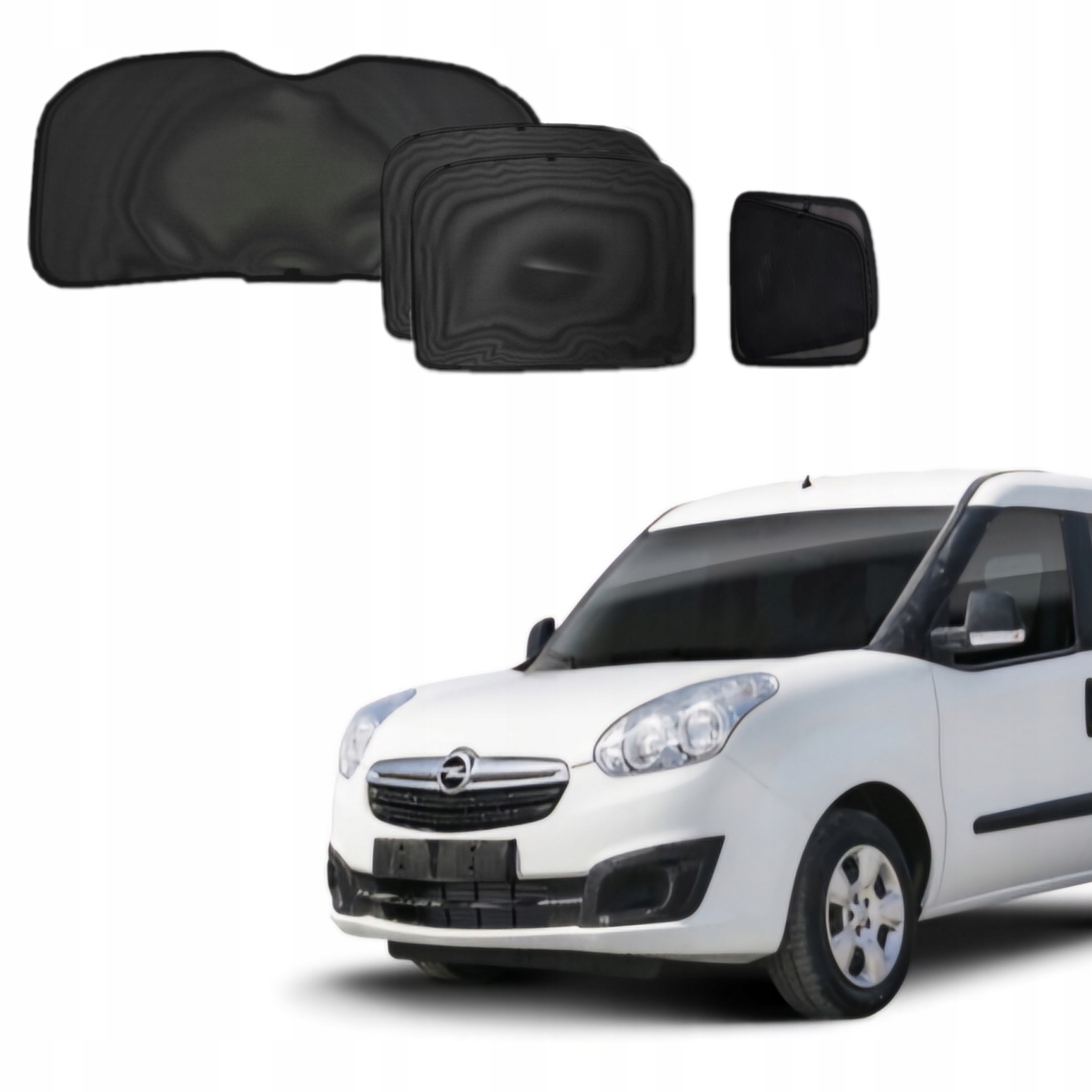 Kryty na slnečné rolety do auta na sklá Opel Combo D