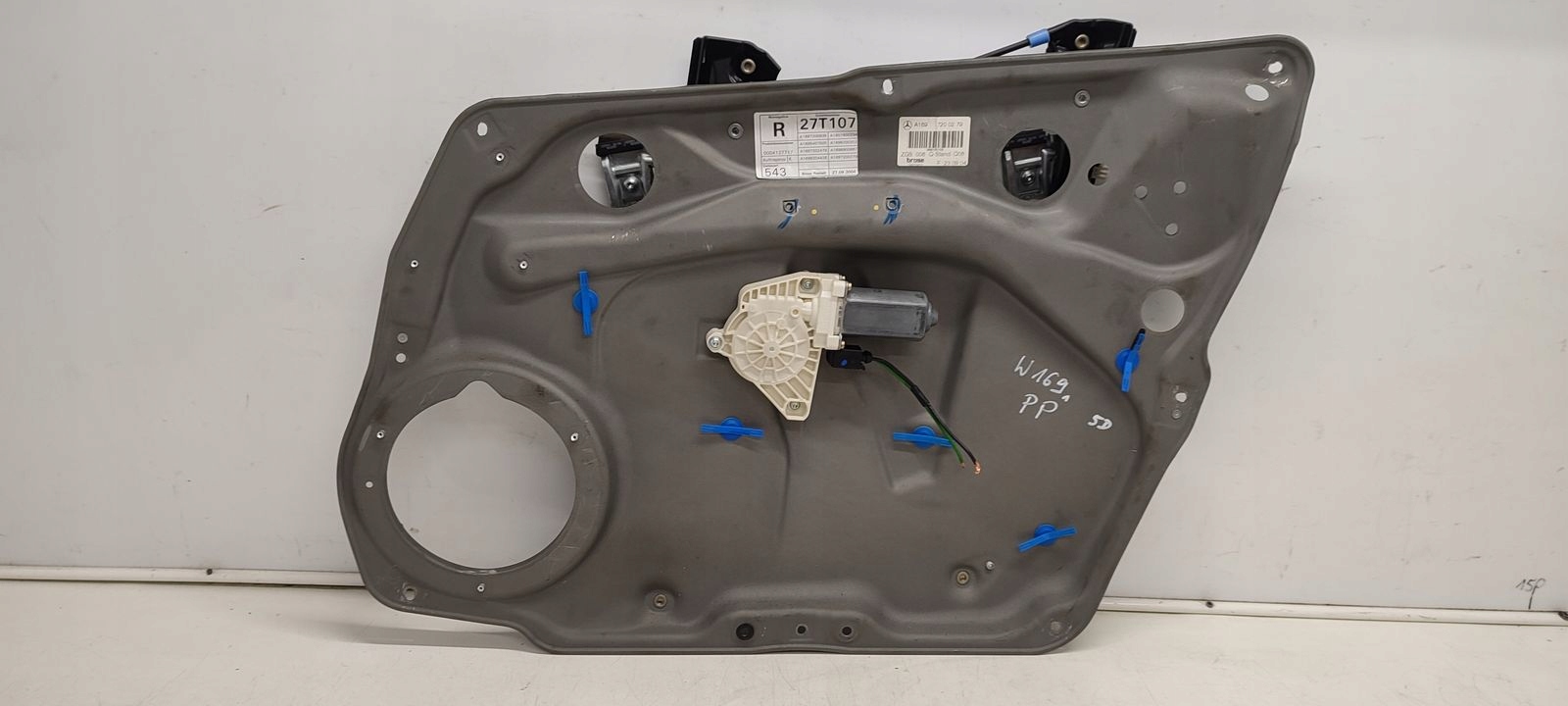 window regulator right front mechanism Mercedes W169 A-klasa 1,7 5D