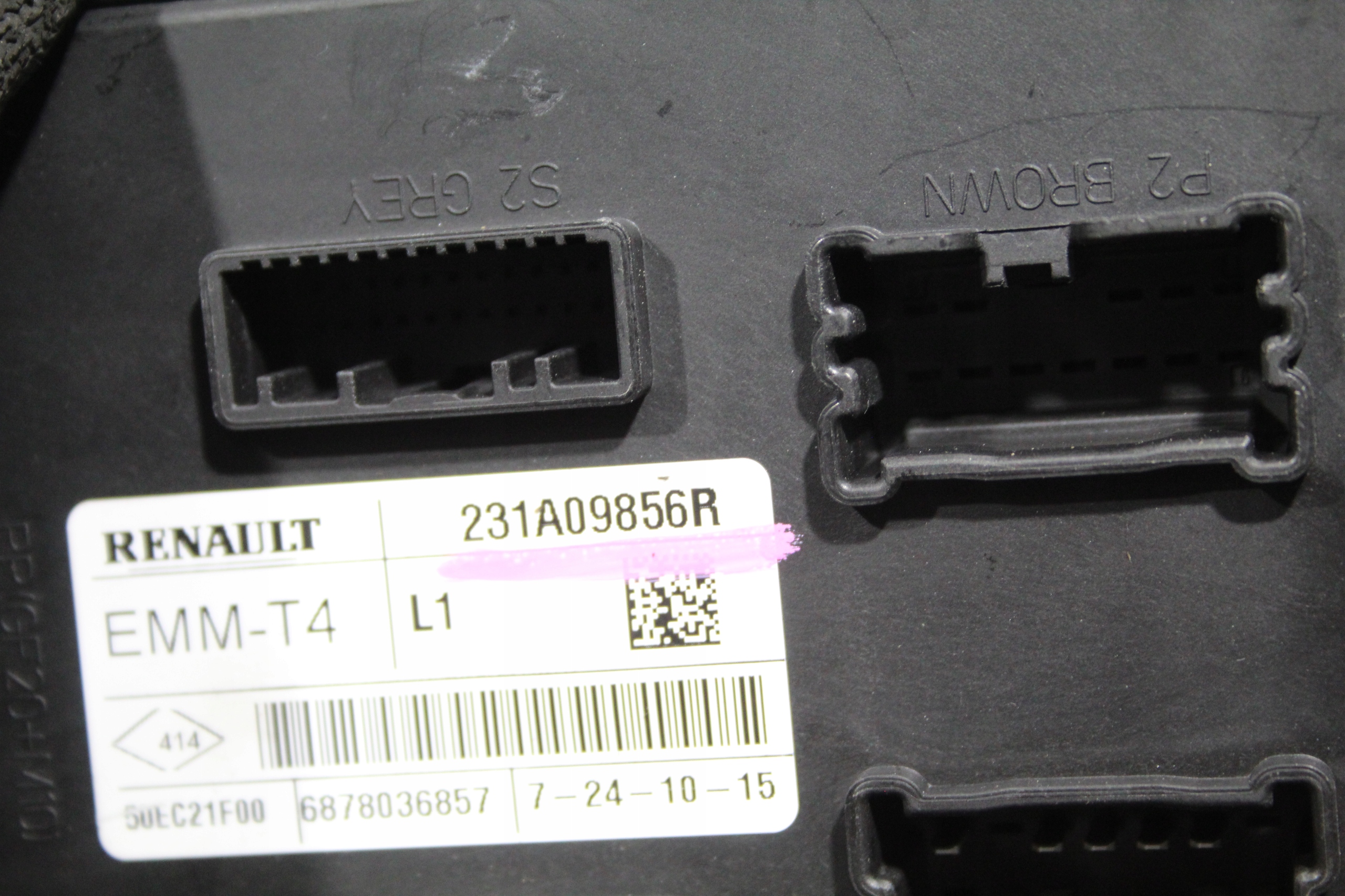 module control unit EMM RENAULT CAPTUR and 1 231A09856R