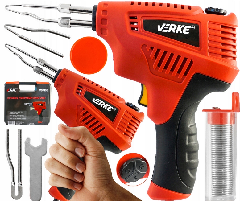 

Lutownica Transformatorowa 200W Regulacja Temp Led