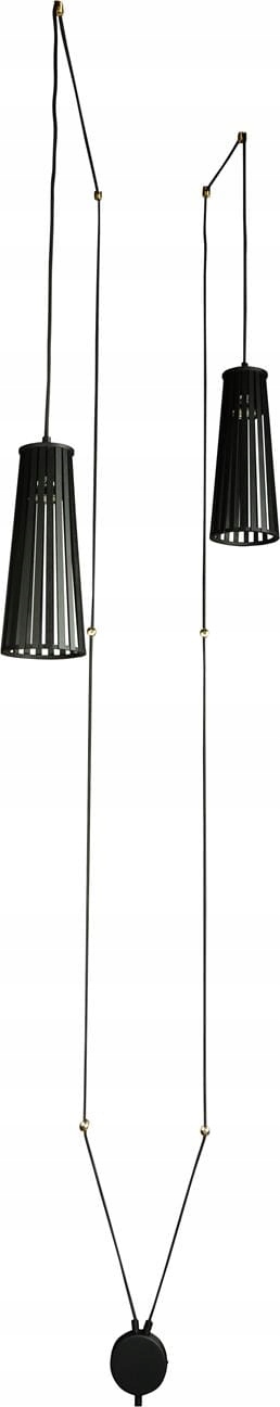 Závesná lampa Nowodvorski Dover Black Kabel 9263