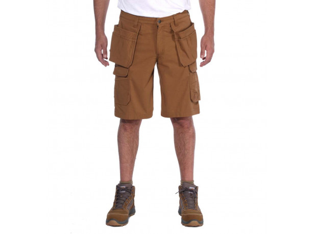 Kraťasy Carhartt Steel Multipocket Shorts Brown